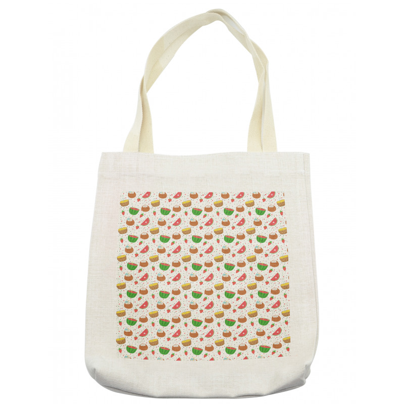 Seasonal Colorful Design Tote Bag