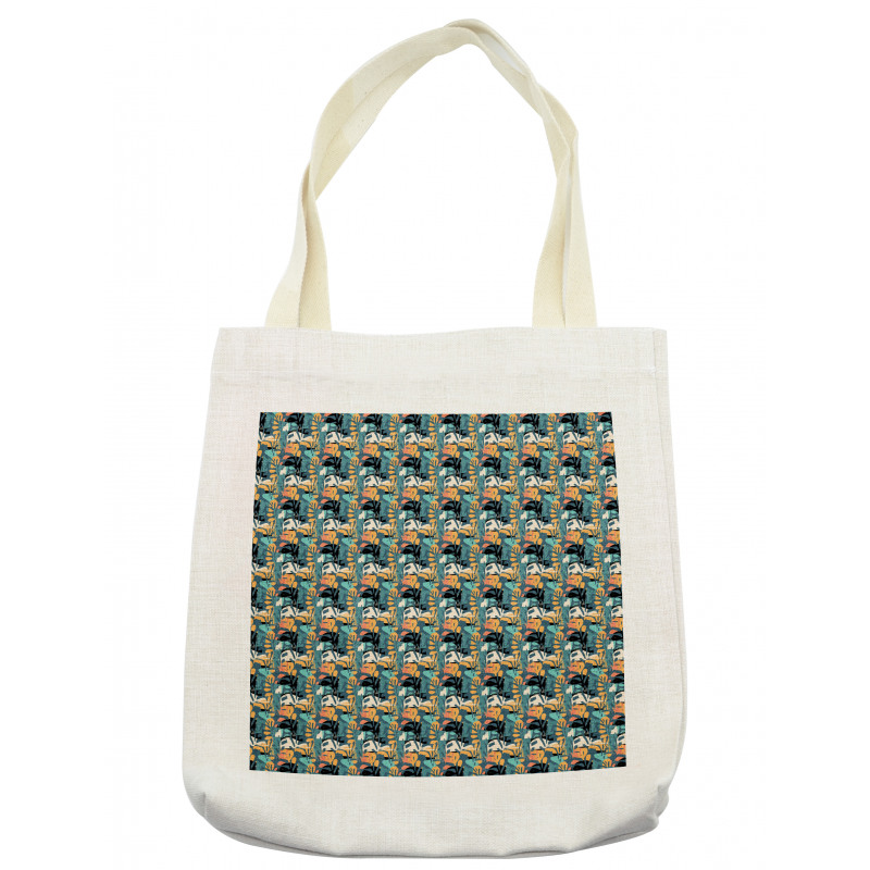 Modern Abstract Art Theme Tote Bag