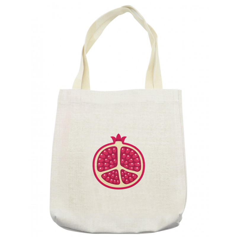 Cartoon Pomegranate Seeds Tote Bag