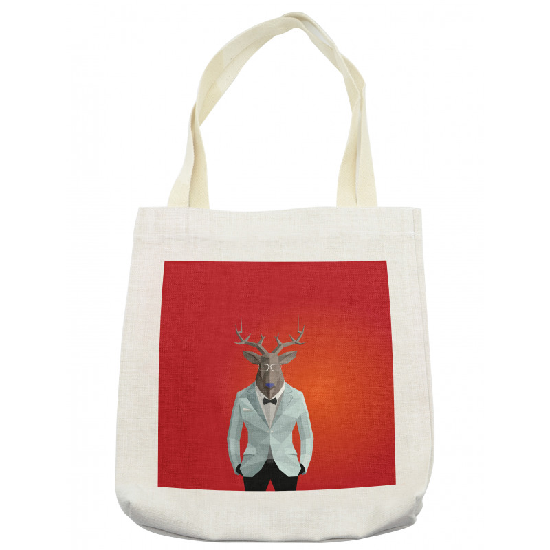 Moose Animal Person in Suit Tote Bag