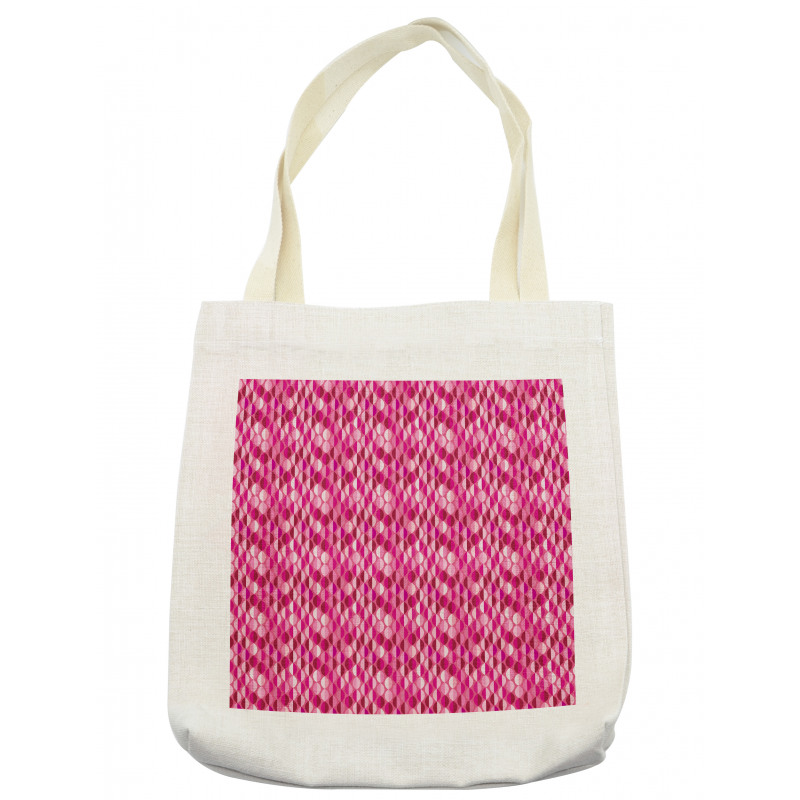 Geometric Vertical Circles Tote Bag