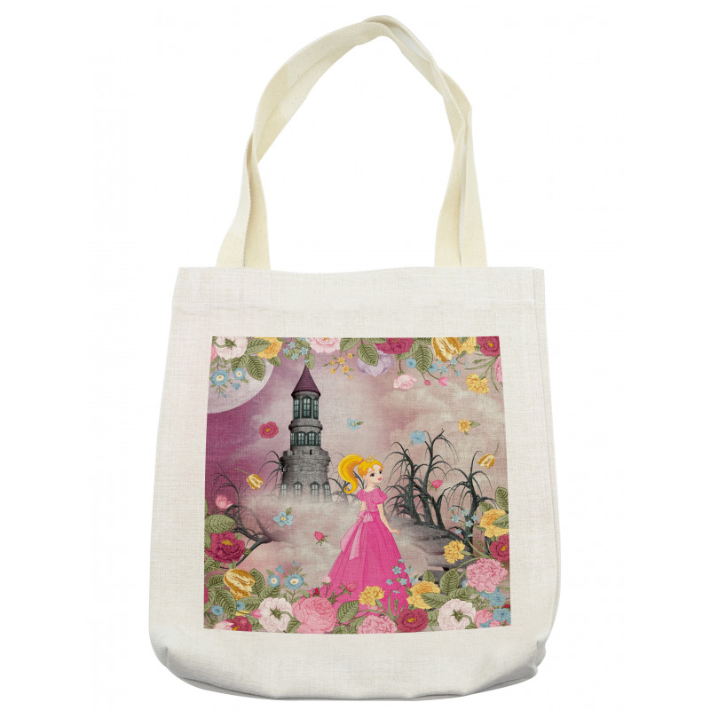 Fairytale Theme Cartoon Art Tote Bag