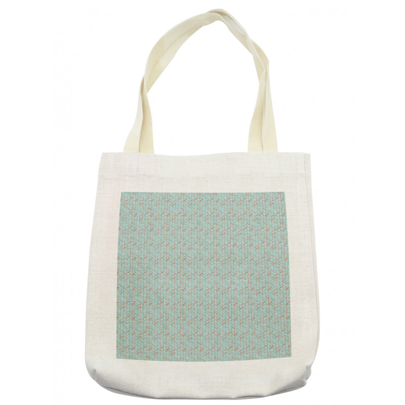 Herringbone Sketchy Tote Bag