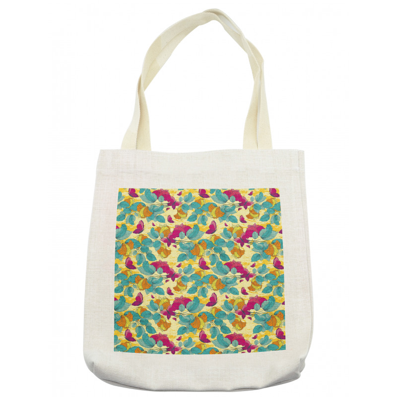 Abstract Leaf Butterfly Tote Bag