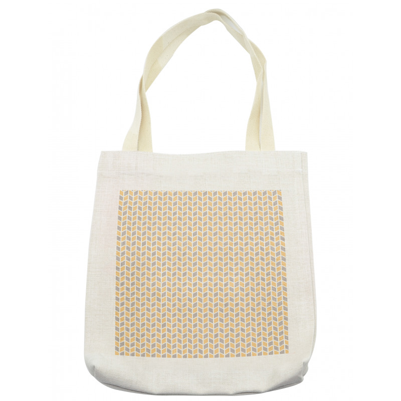 Soft Toned Zigzags Tote Bag