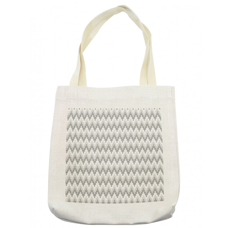 Ziggurat Grey Ombre Tote Bag