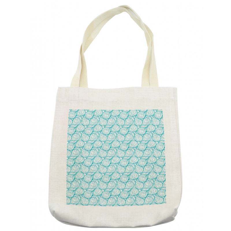 Geometric Pattern Swirls Tote Bag