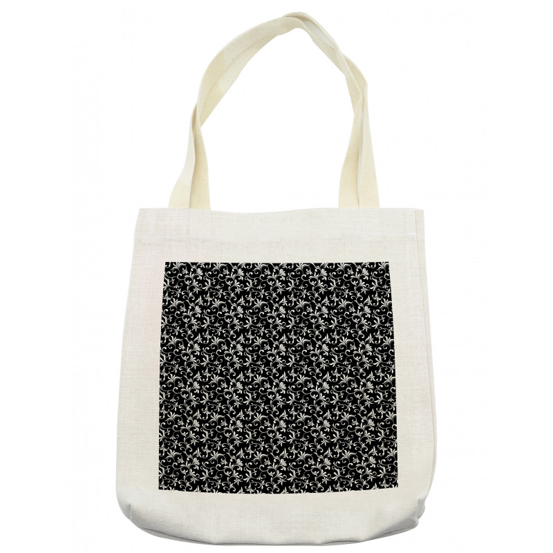 Swirls Leaves Foliage Tote Bag