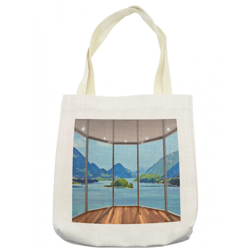 Beach Seaside Hills Window Tote Bag