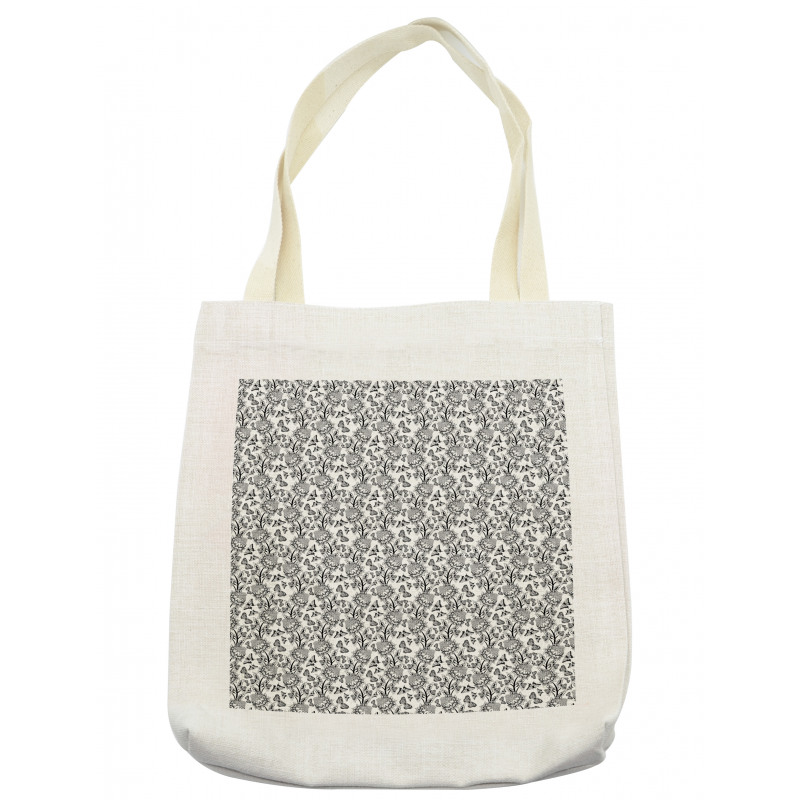 Floral Ornamental Design Tote Bag