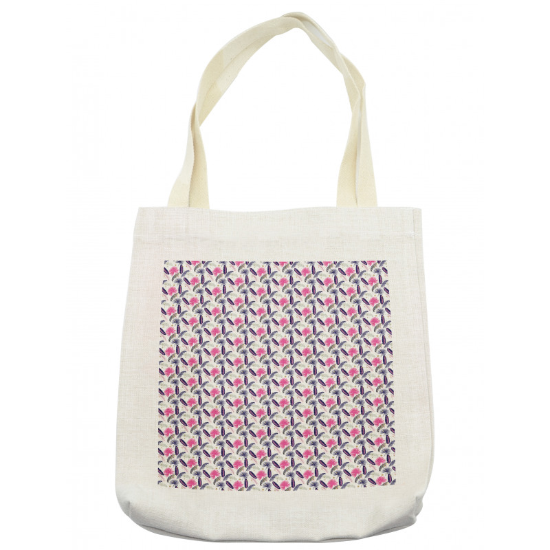 Coconut Fern Plumeria Leaf Tote Bag