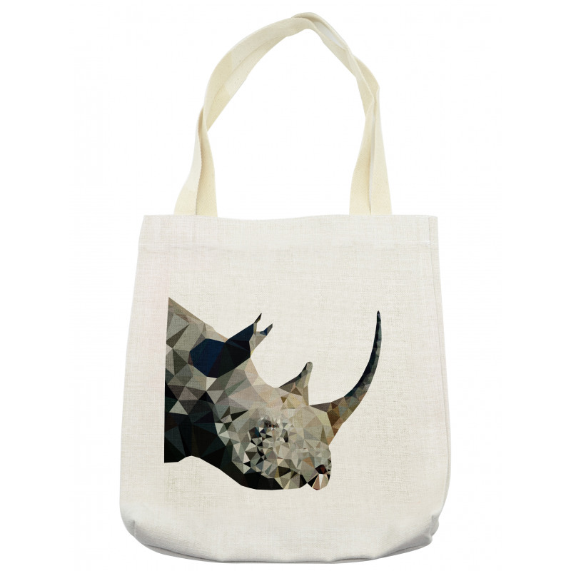 Polygonal Savannah Wildlife Tote Bag