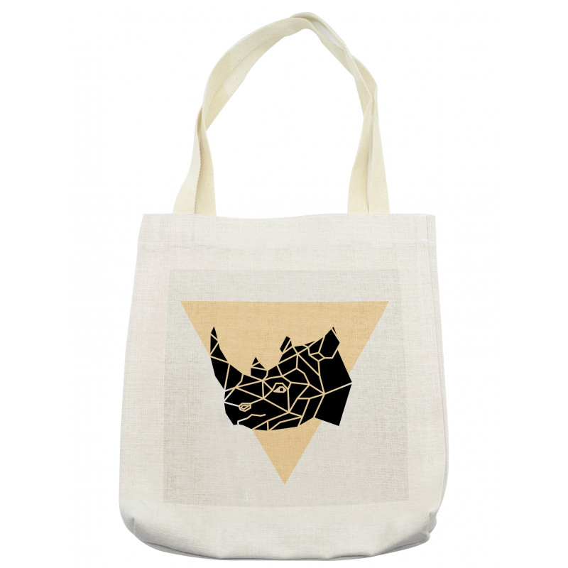 Angular Animal Design Graphic Tote Bag