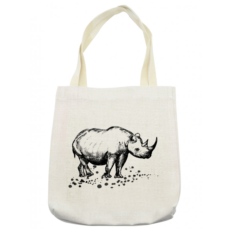 Animal with Paint Splashes Tote Bag