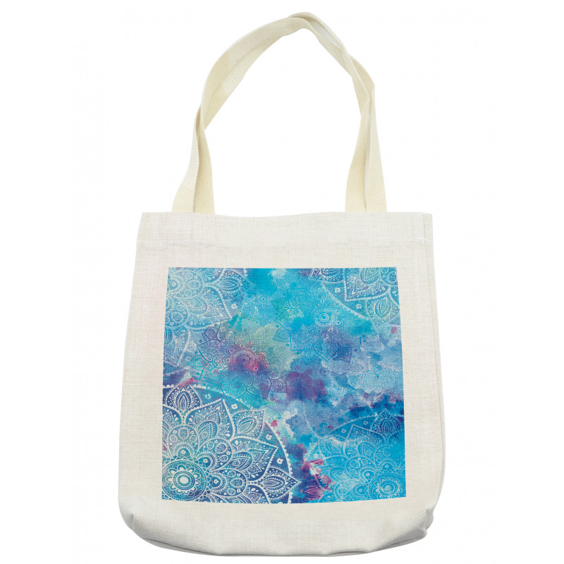 Watercolor Floral Asian Tote Bag