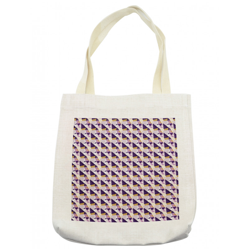 Angular Design Triangles Tote Bag