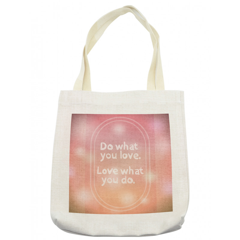 Pastel Colored Bokeh Effect Tote Bag