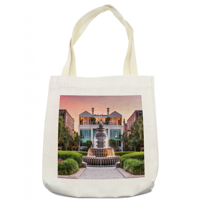 Waterfront Pineapple Tote Bag