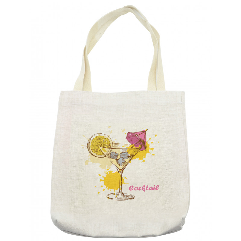 Vodka Martini Lemon Tote Bag