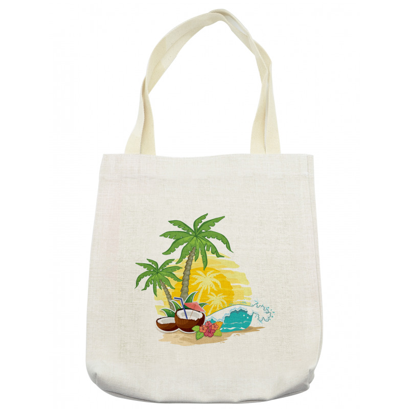 Coconut Drink Palms Tote Bag