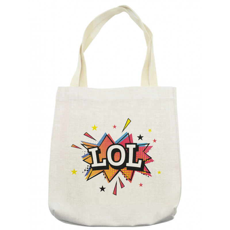 Speech Bubble Colorful Stars Tote Bag