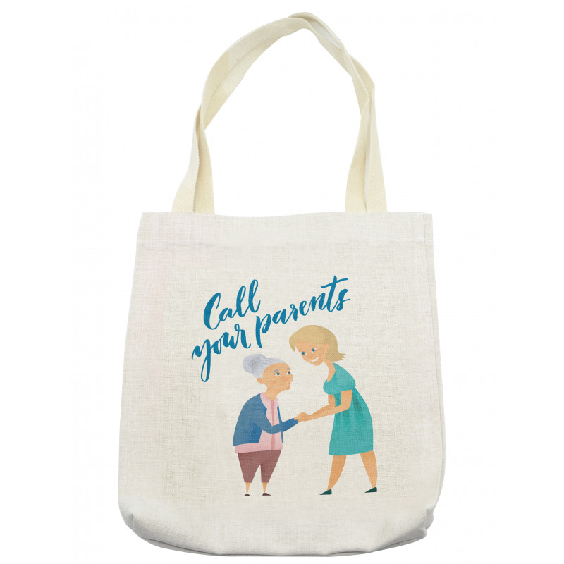 Woman and Mother Design Tote Bag