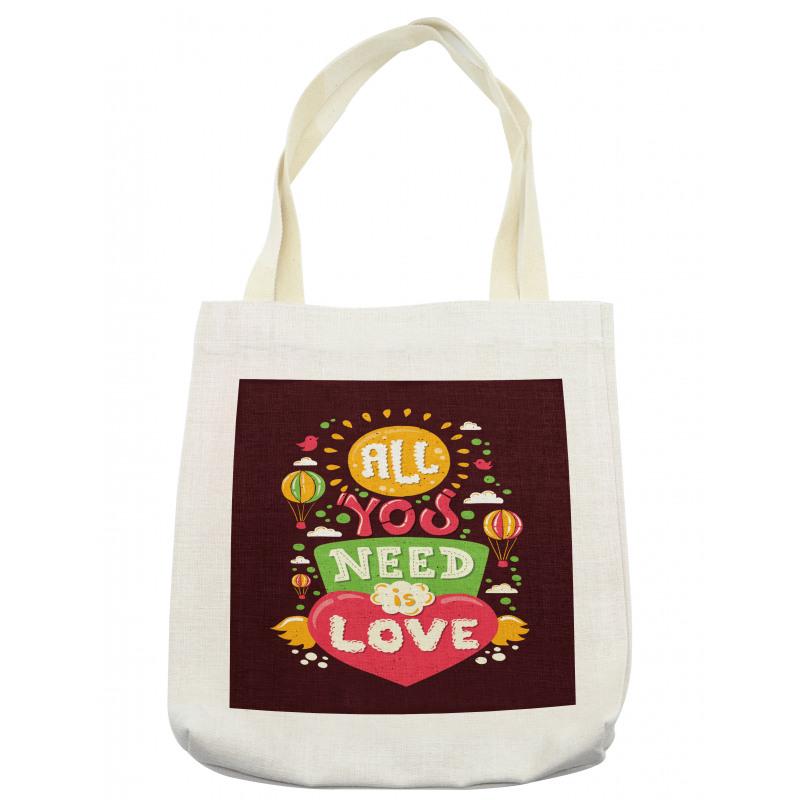 Hot Air Balloons Hipster Art Tote Bag