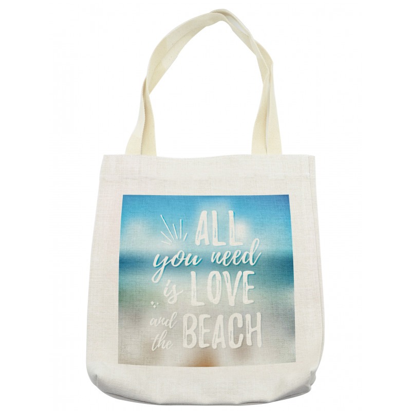 You Need the Beach Phrase Tote Bag