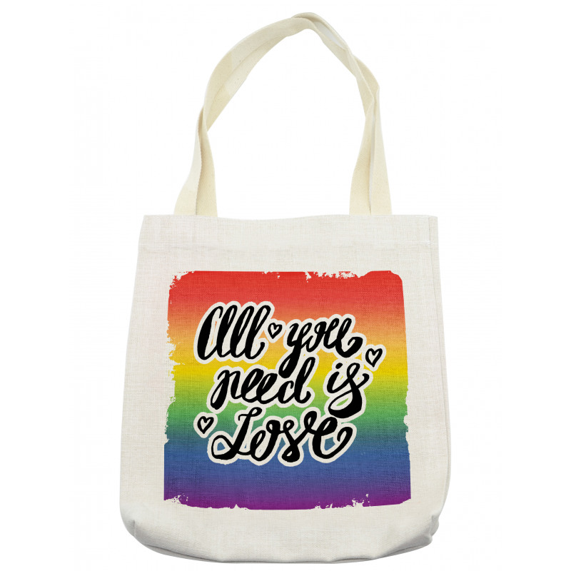 Pride Slogan Tote Bag