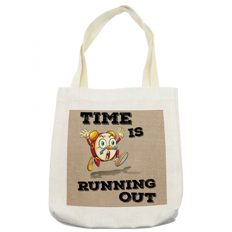 Crazy Funny Alarm Clock Tote Bag