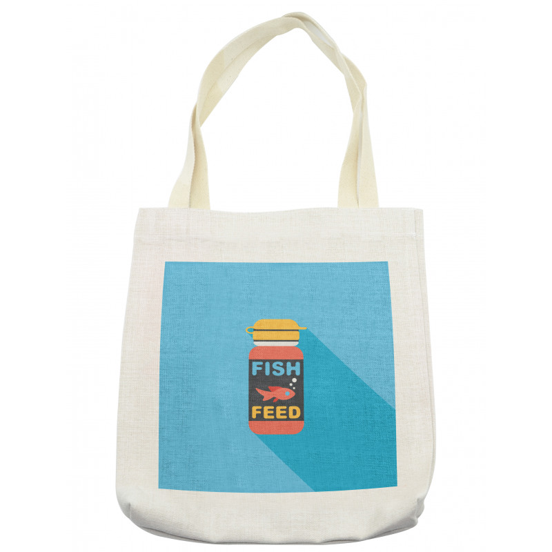 Pet Fish Feed Flat Tote Bag