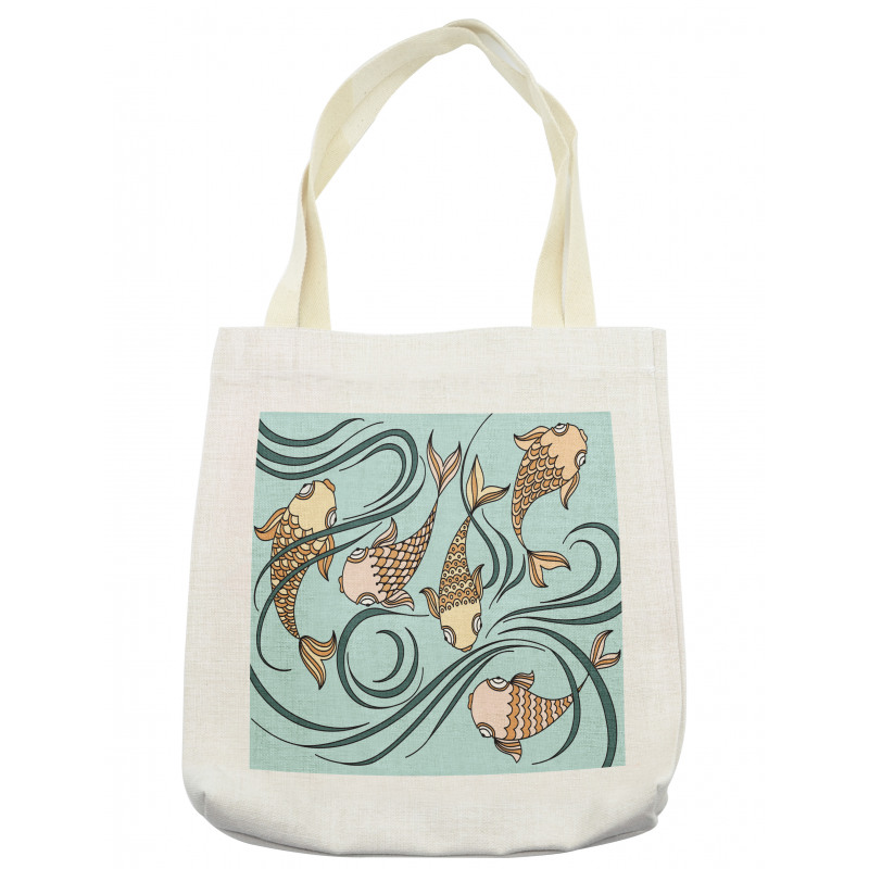 Floating Fish in the Sea Tote Bag