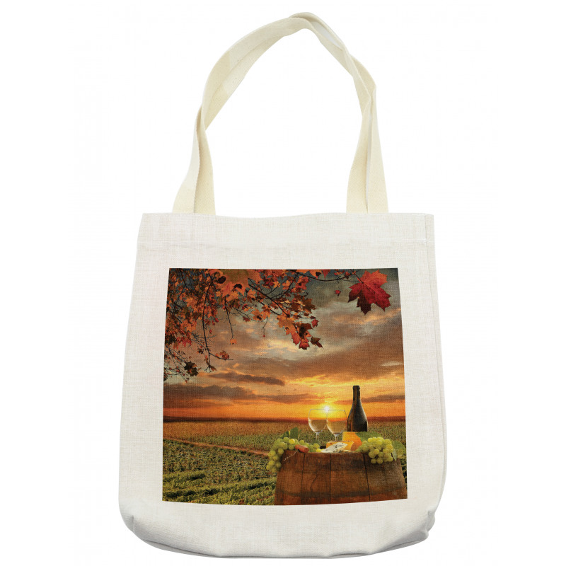 Tuscany Land Rural Field View Tote Bag