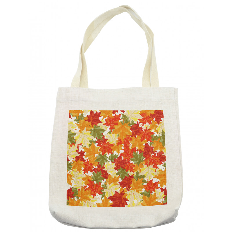 Pile of Foliage Tree Leaves Tote Bag