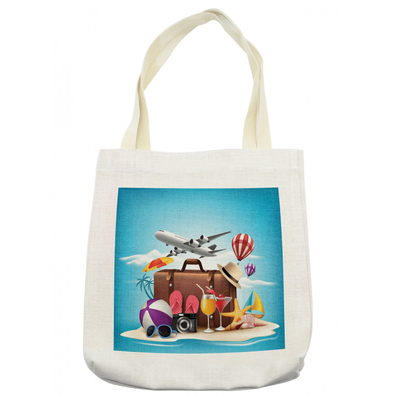 3D Realistic Summer Holiday Tote Bag