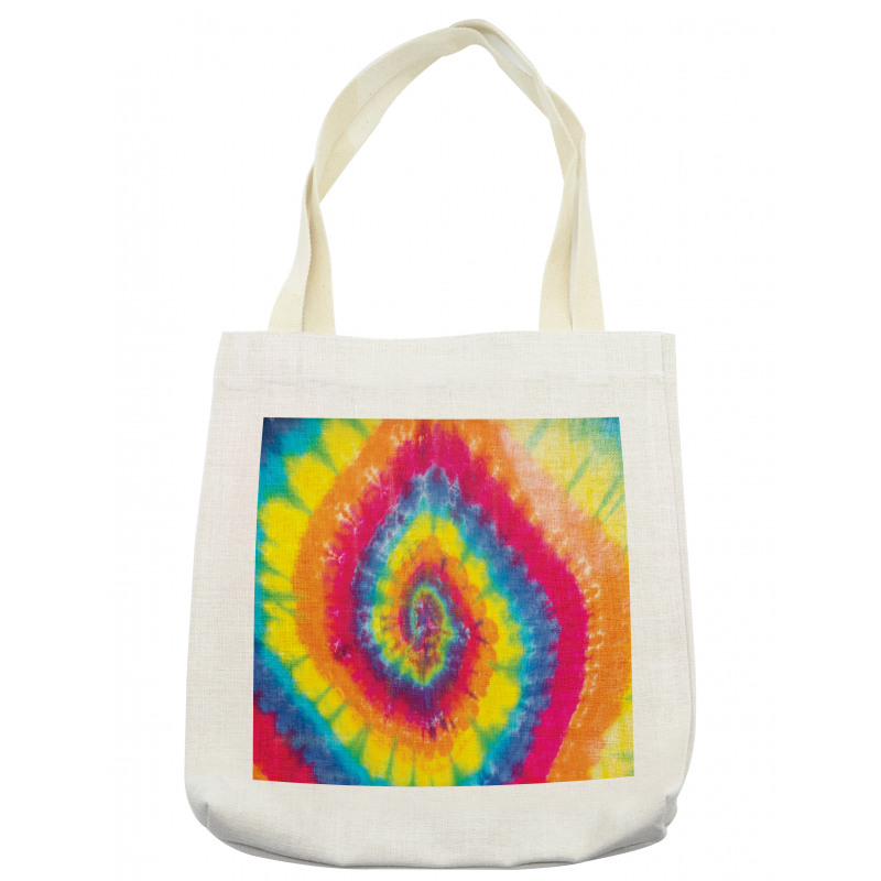 Abstract Colorful Batik Tote Bag