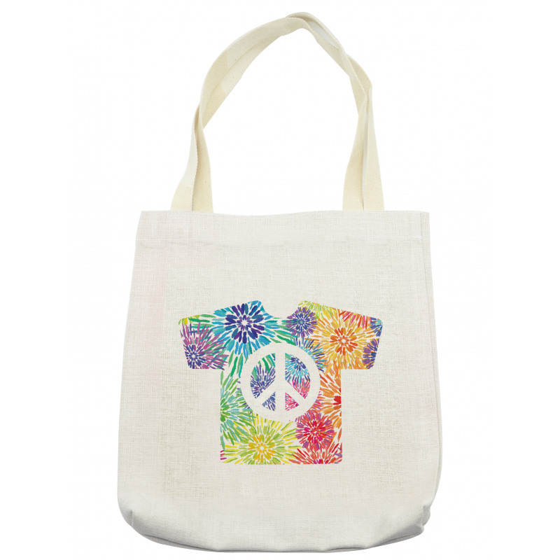 T-Shirt Design Hippie Style Tote Bag