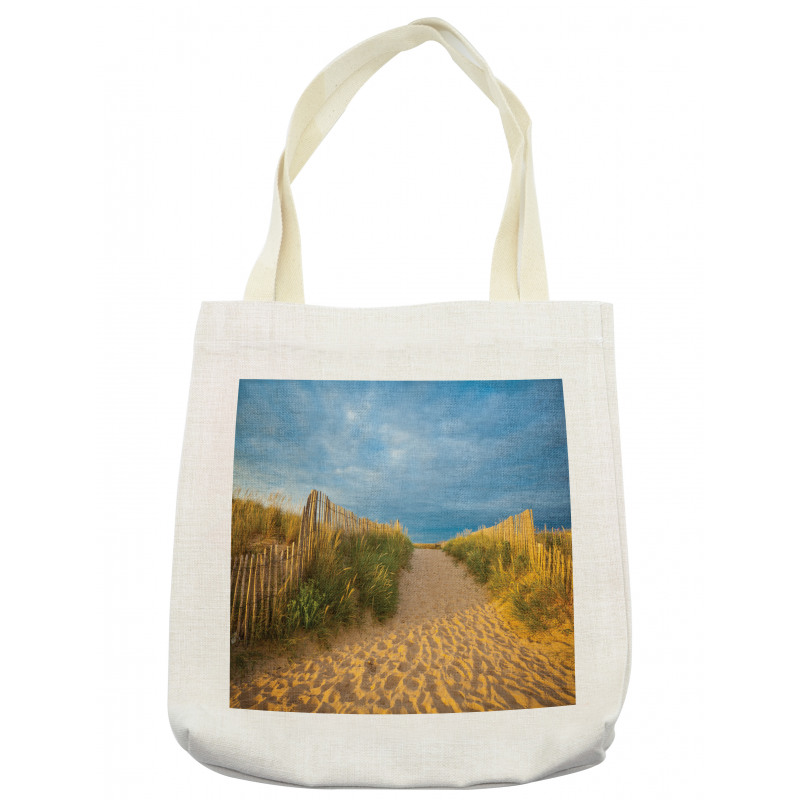 Sandy Beach Bushes Tote Bag