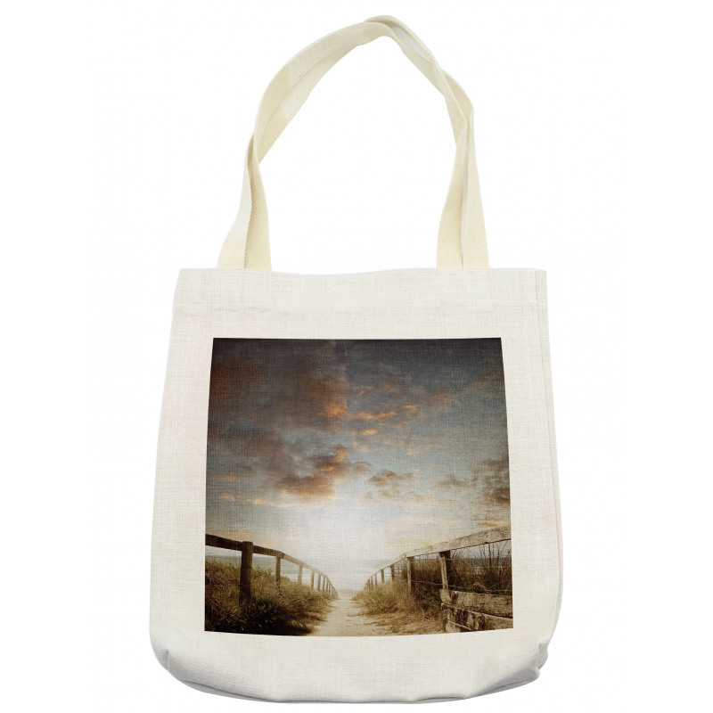 Walkway Tranquil Dusk Tote Bag