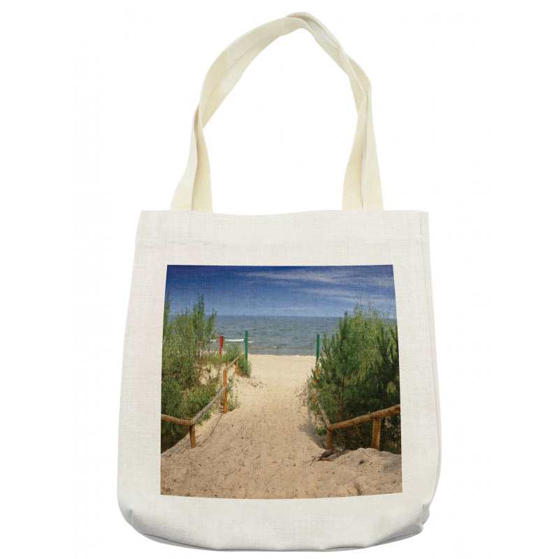 Sandy Peaceful Shore Tote Bag