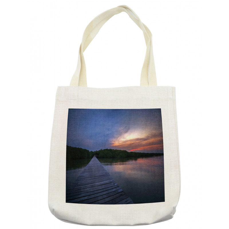 Sunset Scene Thailand Tote Bag