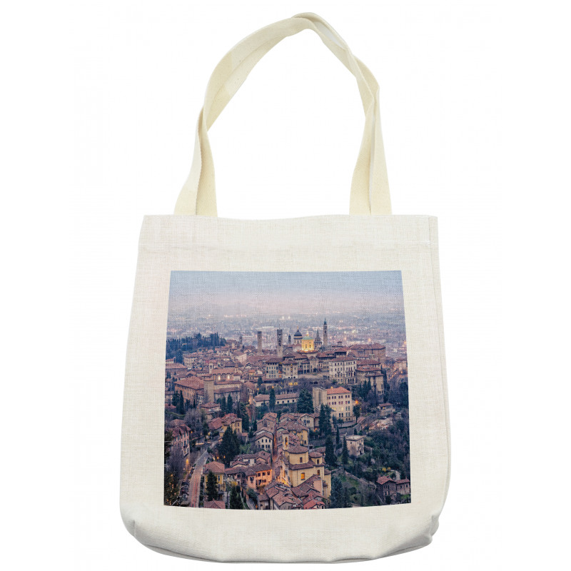 Bergamo Cityscape Tote Bag