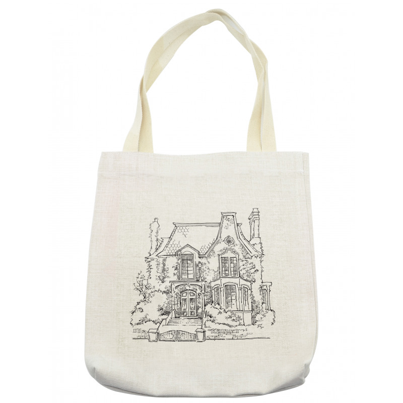 Gothic Mansion Art Tote Bag