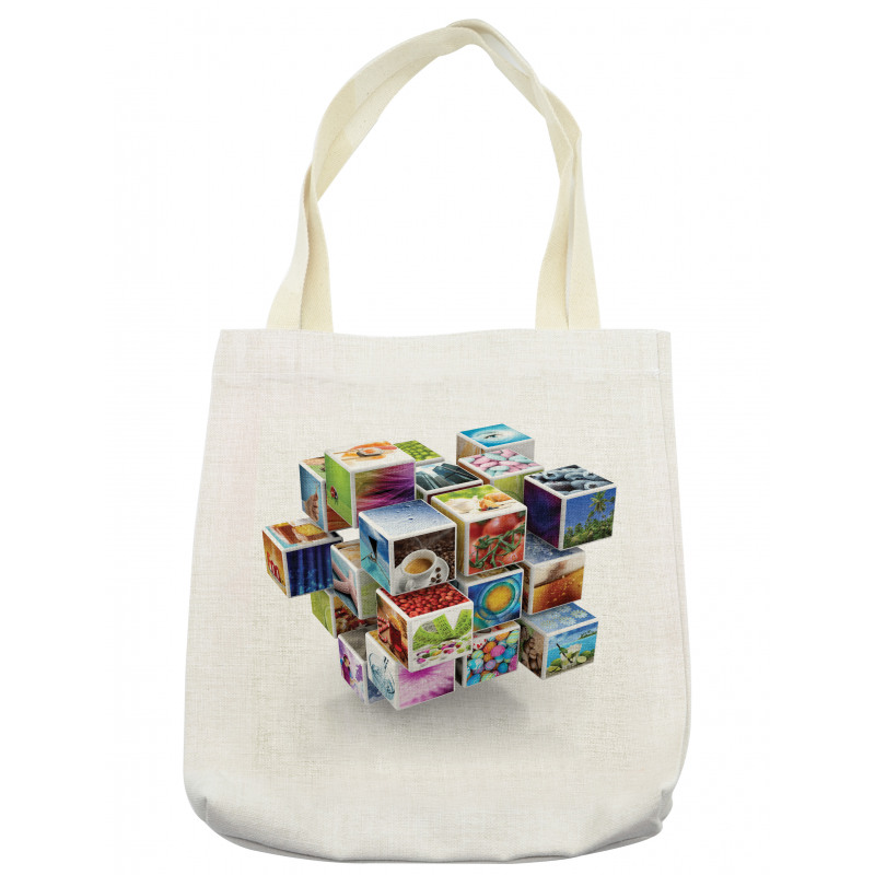 Colorful Life Style Photos Tote Bag