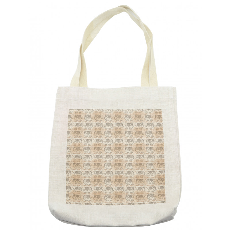 Elephant and Eyes Tote Bag