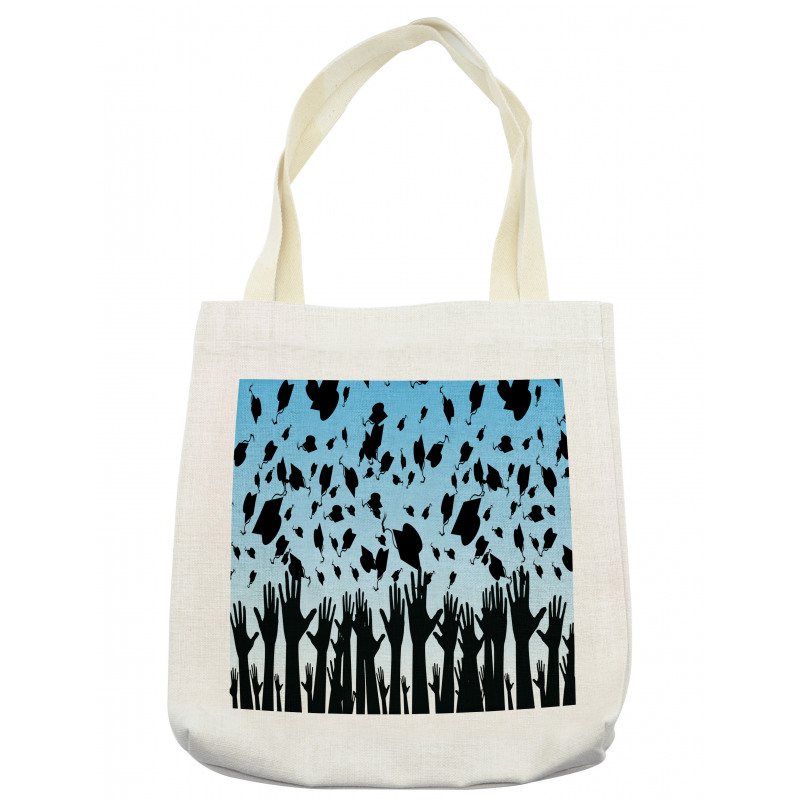 Hands and Tossing Caps Tote Bag