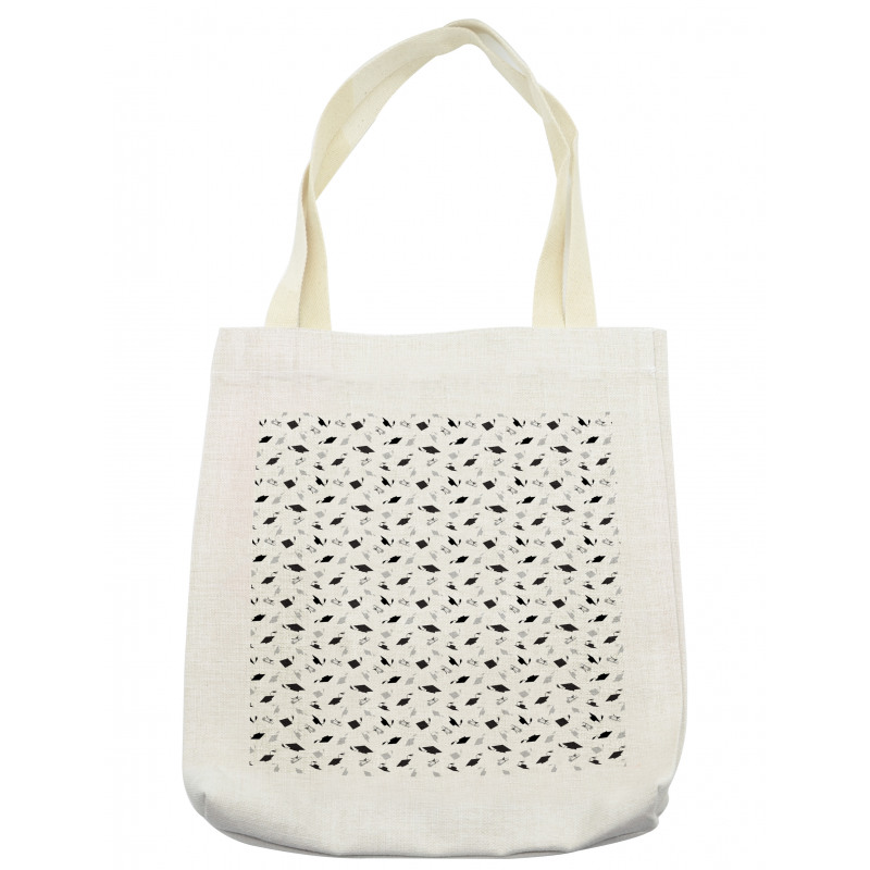 Cap and Diploma Patterns Tote Bag