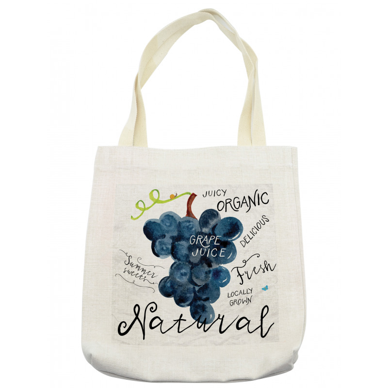 Juicy Organic Natural Fresh Tote Bag