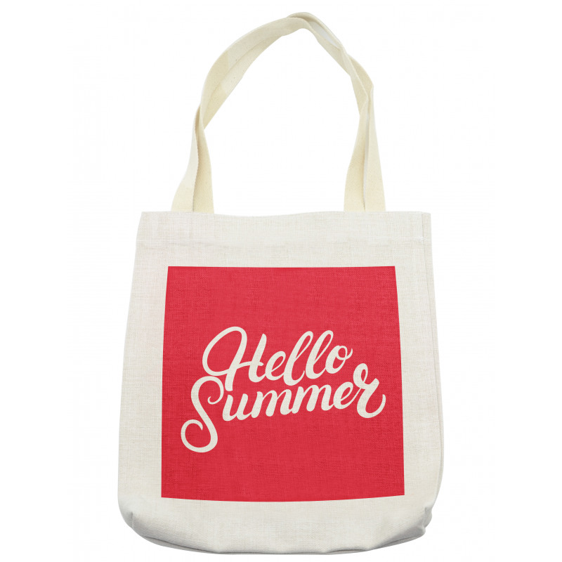 Summer Hand Written Words Tote Bag