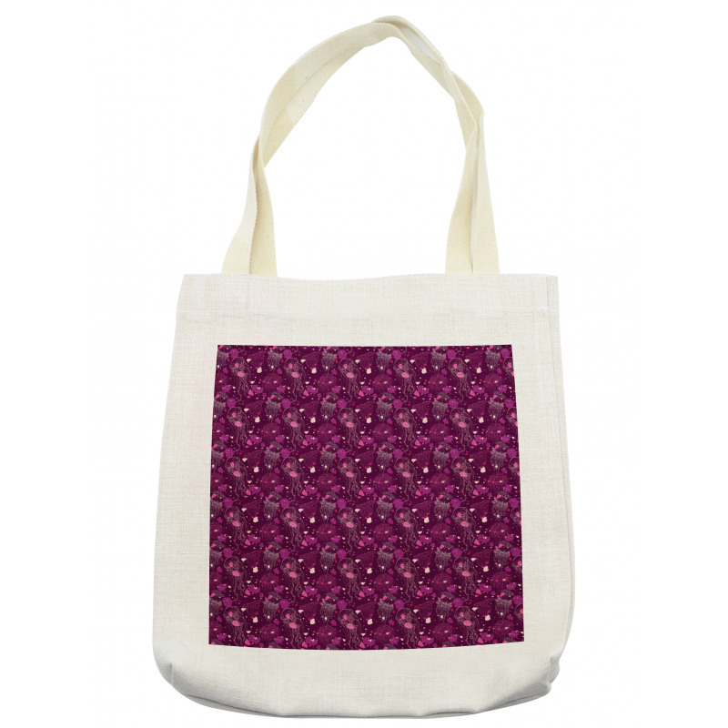 Jellyfish Paint Drops Tote Bag